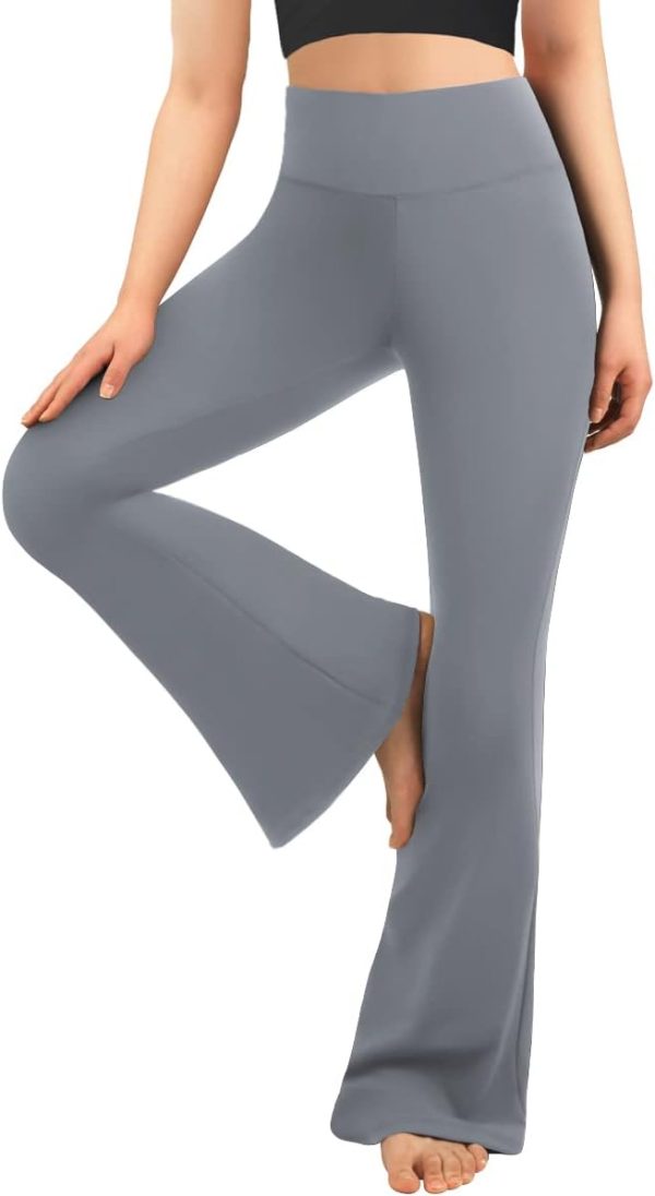 41Q0W7-Uv1L._AC_SL1200 Jngrtsyjvip Fashion Women’s Bootcut Yoga Pants - Flare Leggings for Women High Waisted Active Leggings Workout Lounge Jazz Dress Pants