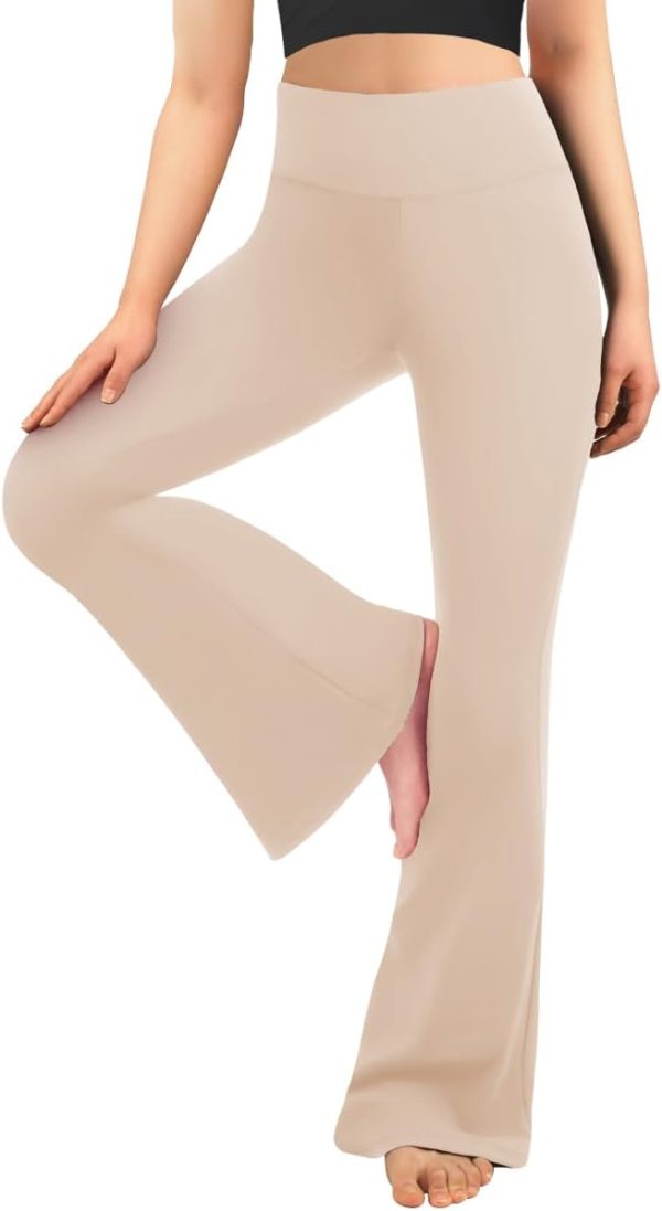 41qojSo8A-L._AC_SL1200 Jngrtsyjvip Fashion Women’s Bootcut Yoga Pants - Flare Leggings for Women High Waisted Active Leggings Workout Lounge Jazz Dress Pants