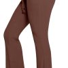 Jngrtsyjvip Fashion  Womens Trendy Ruched Waist Ribbed Comfy Flowy Flare Lounge Pants