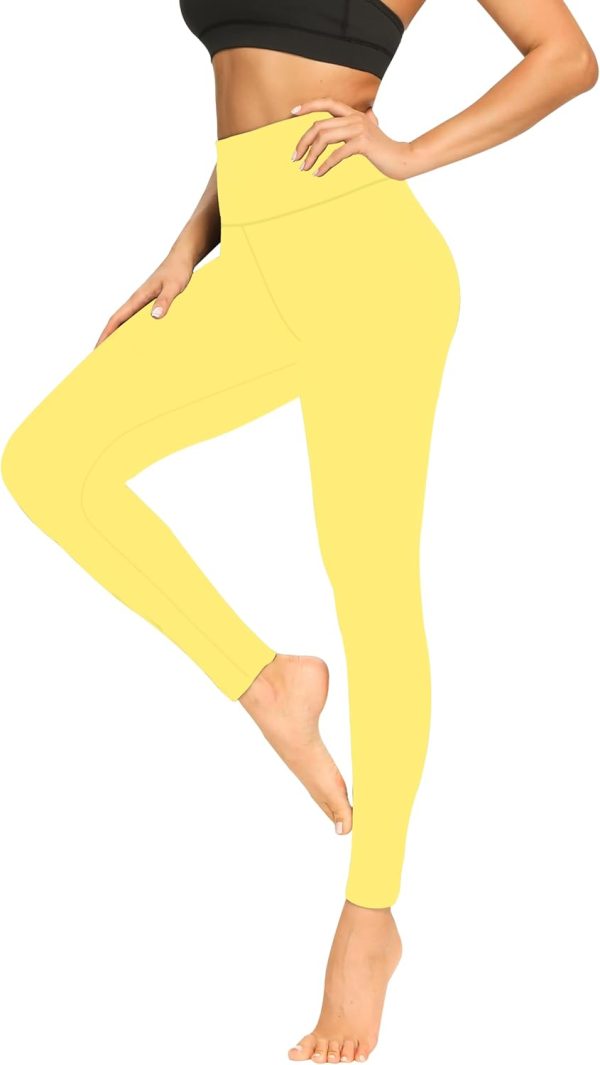 51QjrFLFABL._AC_SL1500 Jngrtsyjvip Fashion Soft Leggings for Women - High Waisted Tummy Control No See Through Workout Yoga Pants