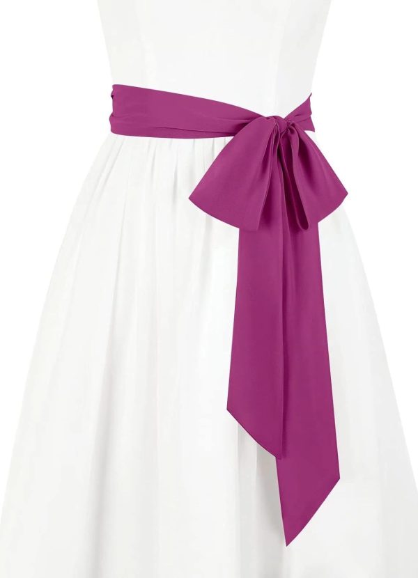 51RXaEZG4xL._AC_SL1500 Jngrtsyjvip FashionWomen's Long Chiffon Sash Waist Belt For Bridal Wedding Bridesmaid Prom Formal Special Occasion Dresses Belt 3'' Wide