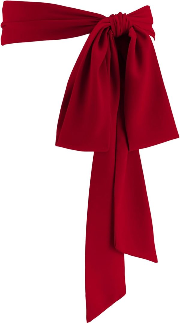 51iQmJWuDgL._AC_SL1500 Jngrtsyjvip FashionWomen Chiffon Sash Belt Dress Sash Waist Bridal Wedding Belt 50s Belt Accessories 3'' Wide