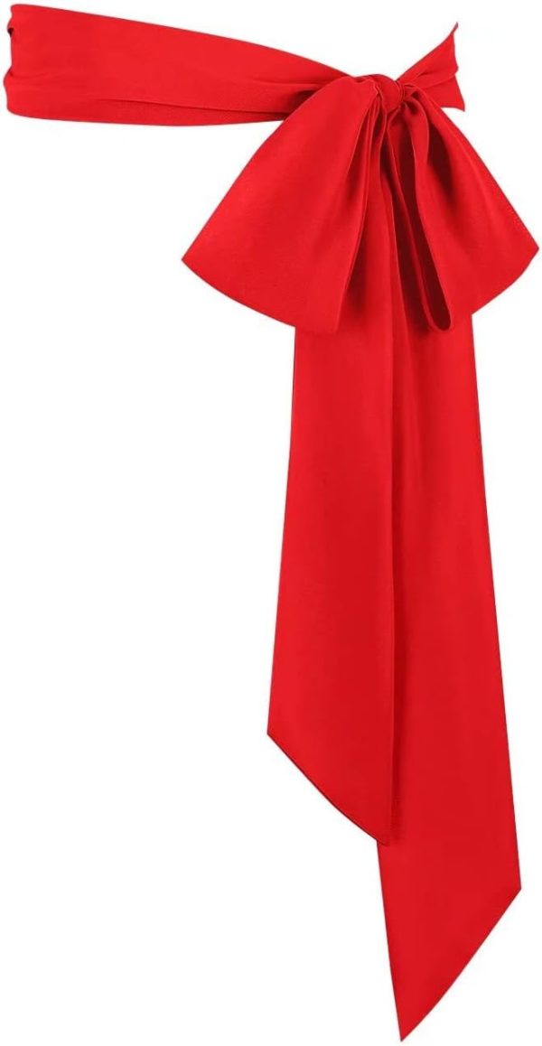 51irfUofu1L._AC_SL1500 Jngrtsyjvip FashionWomen's Long Chiffon Sash Waist Belt For Bridal Wedding Bridesmaid Prom Formal Special Occasion Dresses Belt 3'' Wide