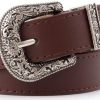 611o55iTKyL._AC_SL1050 Jngrtsyjvip Fashion Adjustable-Vintage-Western-Cowboy-Belt Women Men - Cowboy-Style Engraved-Buckle Belt for Jeans Pants Dresses