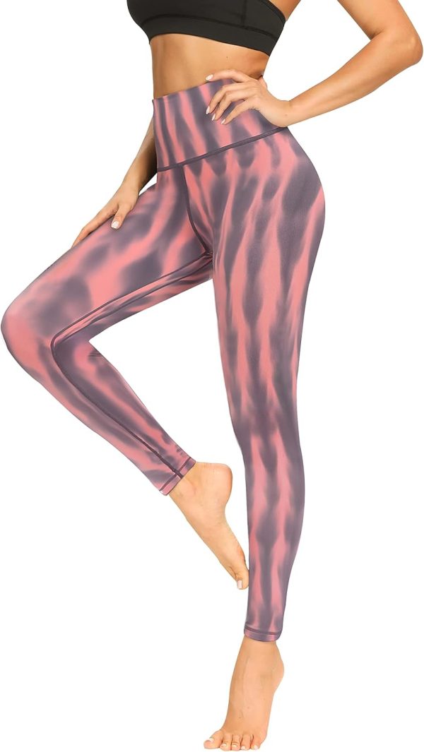 6141Tc1t1qL._AC_SL1500 Jngrtsyjvip Fashion Soft Leggings for Women - High Waisted Tummy Control No See Through Workout Yoga Pants