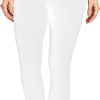 Jngrtsyjvip Fashion Soft Leggings for Women - High Waisted Tummy Control No See Through Workout Yoga Pants