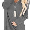 Jngrtsyjvip Fashion   Tops to Wear with Leggings Long Sleeve V Neck T Shirts Casual Loose Fit