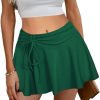 Jngrtsyjvip Fashion  Mini Skirt for Women Pleated Drawstring High Waist Skater Skirt Sexy Lingerie Skirts S-XXL