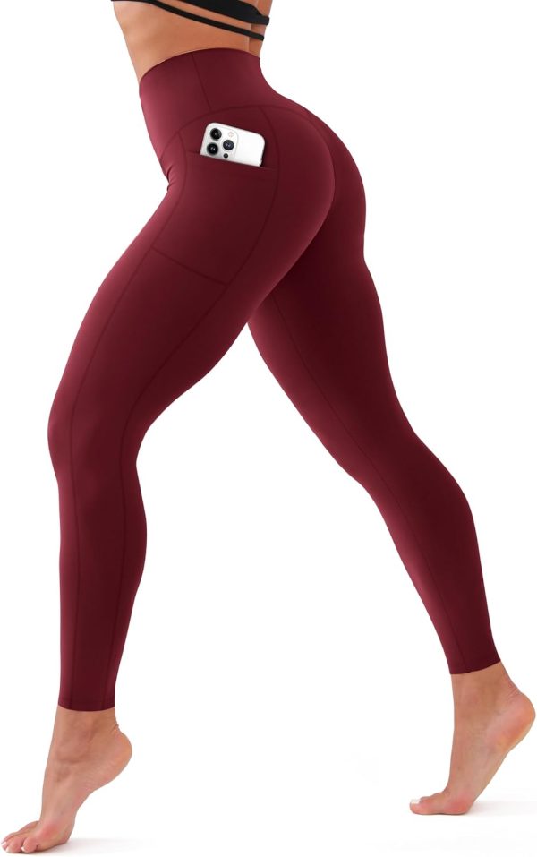 Jngrtsyjvip Fashion  High Waisted Leggings for Women Soft Tummy Control Pants Non See Through Workout Yoga Pants for Running Plus Size