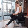 Jngrtsyjvip Fashion Soft Leggings for Women - High Waisted Tummy Control No See Through Workout Yoga Pants
