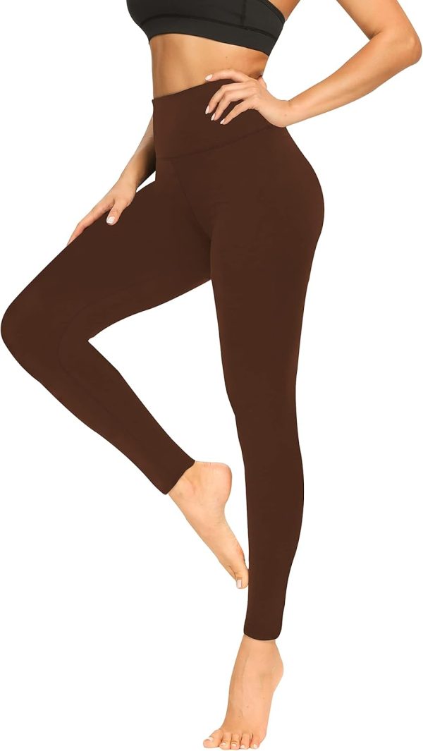 61RFOJH4lgL._AC_SL1500 Jngrtsyjvip Fashion Soft Leggings for Women - High Waisted Tummy Control No See Through Workout Yoga Pants