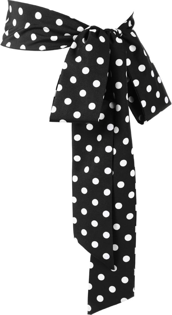 61R_ski5AuL._AC_SL1500 Jngrtsyjvip FashionWomen Chiffon Sash Belt Dress Sash Waist Bridal Wedding Belt 50s Belt Accessories 3'' Wide