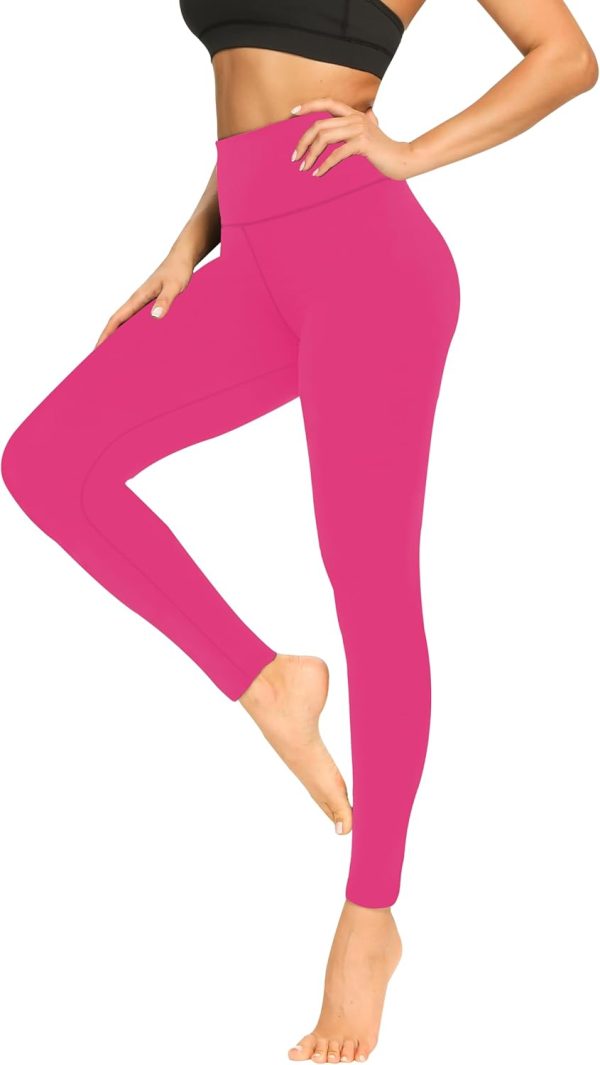 61USDNcuRhL._AC_SL1500 Jngrtsyjvip Fashion Soft Leggings for Women - High Waisted Tummy Control No See Through Workout Yoga Pants