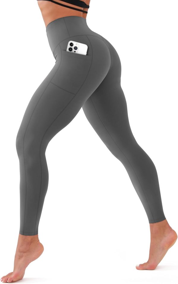 Jngrtsyjvip Fashion  High Waisted Leggings for Women Soft Tummy Control Pants Non See Through Workout Yoga Pants for Running Plus Size