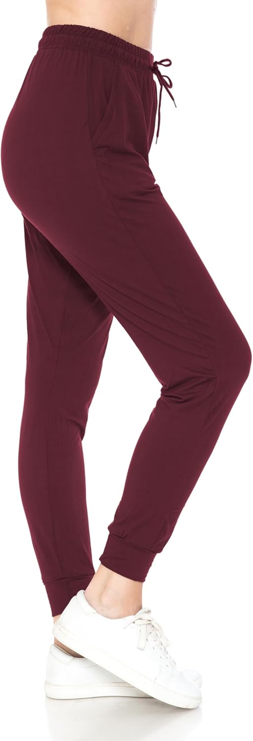 Jngrtsyjvip Fashion Leggings  Women's Relaxed-fit Jogger Track Cuff Sweatpants with Pockets for Yoga, Workout