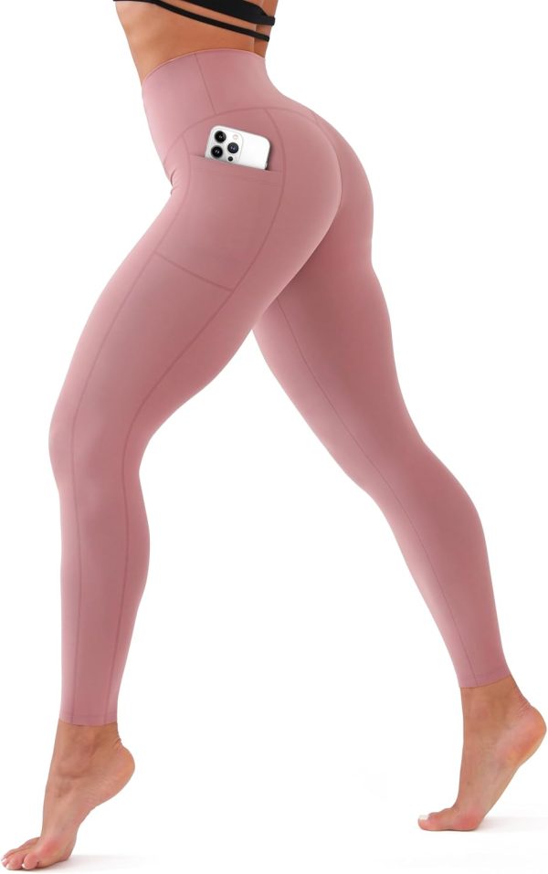 Jngrtsyjvip Fashion  High Waisted Leggings for Women Soft Tummy Control Pants Non See Through Workout Yoga Pants for Running Plus Size