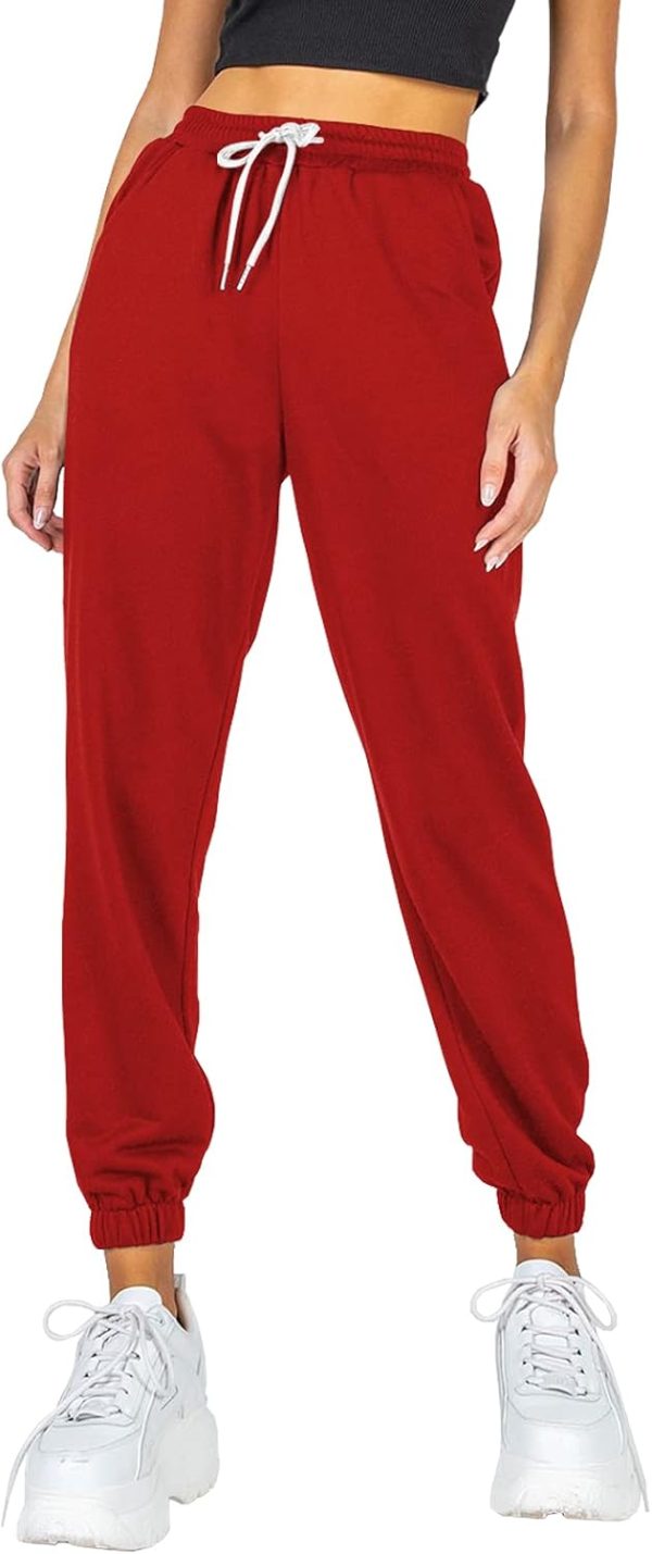 Jngrtsyjvip Fashion  Women's Cinch Bottom Sweatpants High Waisted Athletic Joggers