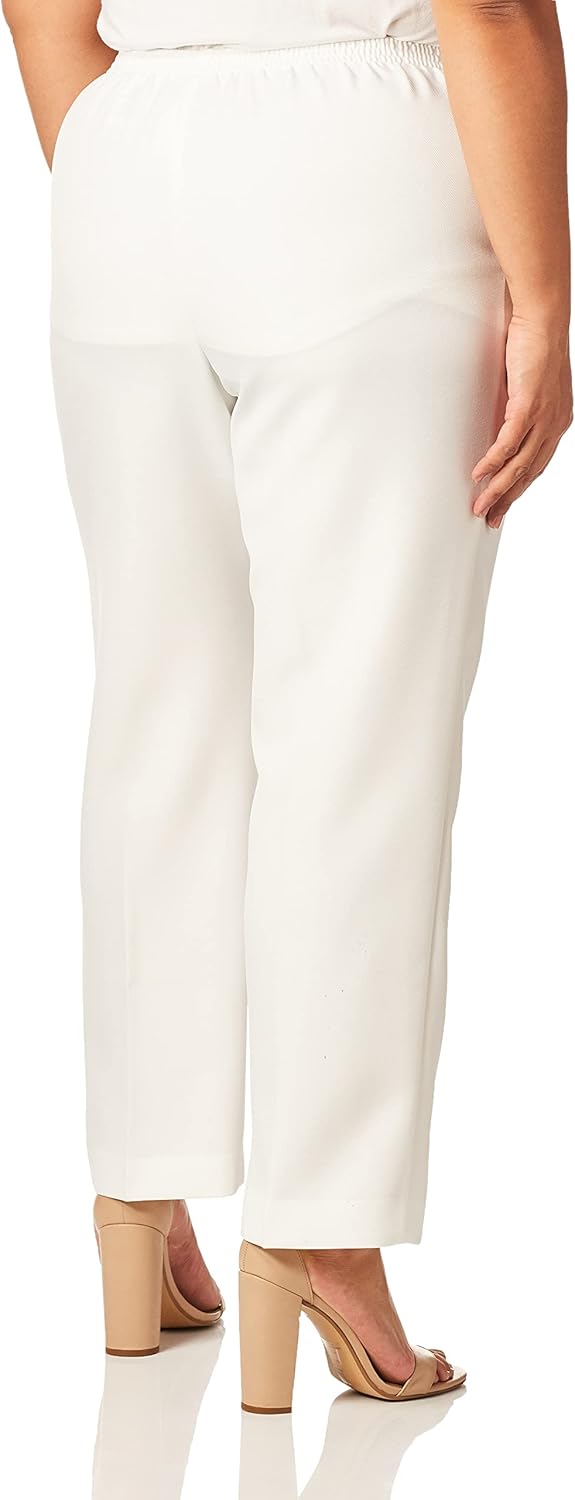 Jngrtsyjvip Fashion All Around Elastic Waist Polyester Short Petite Pants - Pull-On Style