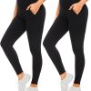Jngrtsyjvip Fashion Soft Leggings for Women - High Waisted Tummy Control No See Through Workout Yoga Pants