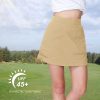 Jngrtsyjvip Fashion Women's Casual Skorts Tennis Skirts Tummy Control UV Protection Quick Dry Golf Skirt with Pockets Active