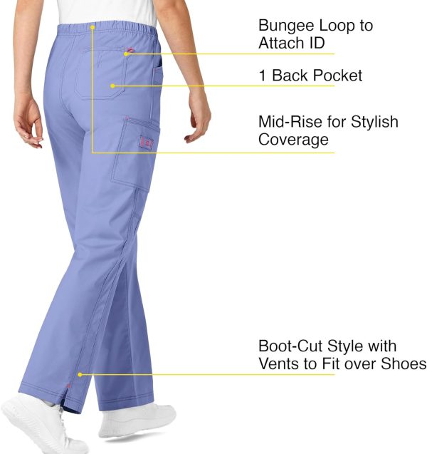 Jngrtsyjvip Fashion  Women's Wonderflex Faith Scrub Pant