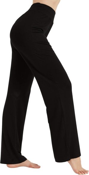 Jngrtsyjvip Fashion Cut Yoga Pants for Women High Waist Tummy Control Loose Fit Sweatpants, M-3XL