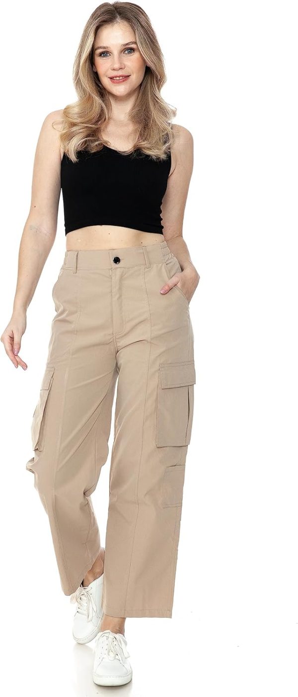 Jngrtsyjvip Fashion Leggings  Women’s High Waisted Cargo Pants – Wide Leg Pants Casual Trousers