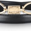 Jngrtsyjvip FashionWomen Leather Belts for Dress Jeans Belt with Gold Buckle Skinny Waist Adjustable Belts for Lady