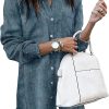 Jngrtsyjvip Fashion   Women Denim Shirt Dresses Long Sleeve Distressed Jean Dress Button Down Casual Tunic Top