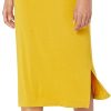 Jngrtsyjvip Fashion  Women's Pull-On Knit Midi Skirt (Available in Plus Size)
