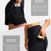 Jngrtsyjvip Fashion 19" Golf Skorts Skirts for Women Zipper Pockets Knee Length Skort Women's High Waist Athletic Tennis Skirt