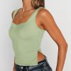 Jngrtsyjvip Fashion Womens Crop Tank Tops Cute Backless Tops Going Out Outfits Y2k Summer Trendy Clothes Basics Clothing