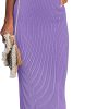 Jngrtsyjvip Fashion  Womens 2024 Summer V Neck Knit Midi Dress Bodycon Sleeveless Ribbed Sweater Dresses