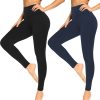 Jngrtsyjvip Fashion Soft Leggings for Women - High Waisted Tummy Control No See Through Workout Yoga Pants