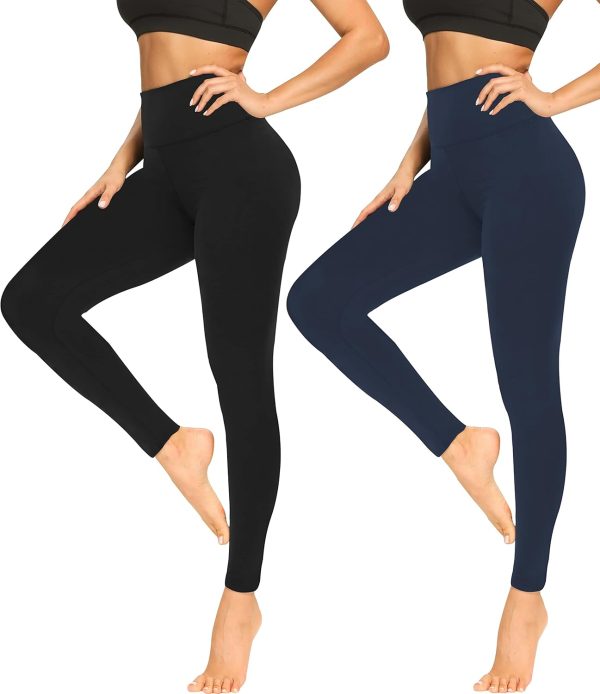 71h_UvV3B_L._AC_SL1500 Jngrtsyjvip Fashion Soft Leggings for Women - High Waisted Tummy Control No See Through Workout Yoga Pants