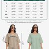 Jngrtsyjvip Fashion   Womens Oversized T Shirts V Neck Tees Half Sleeve Cozy Comfy Tunic 2024 Y2K Tops Casual