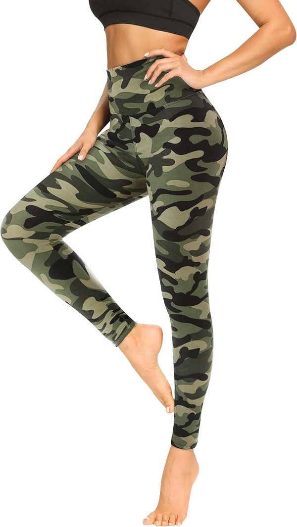 71rDwTLY_3L._AC_SL1500 Jngrtsyjvip Fashion Soft Leggings for Women - High Waisted Tummy Control No See Through Workout Yoga Pants