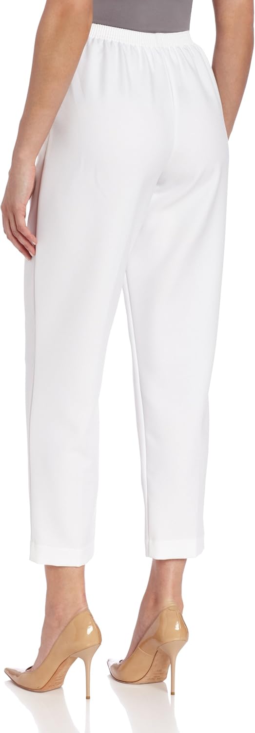 Jngrtsyjvip Fashion All Around Elastic Waist Polyester Short Petite Pants - Pull-On Style