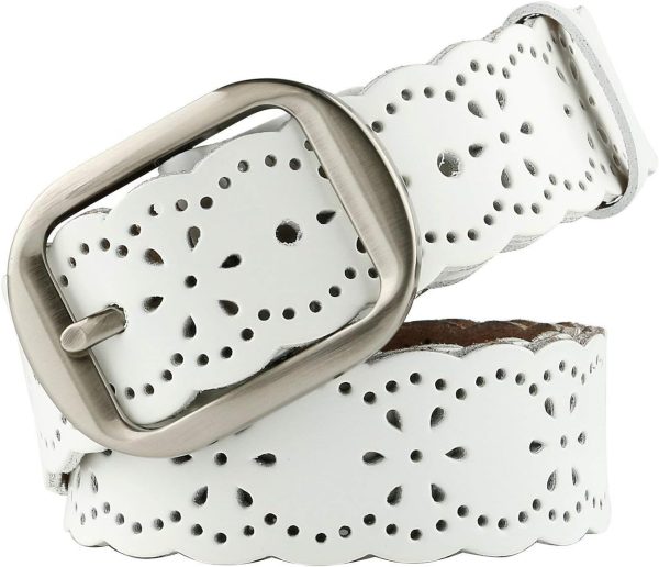 71smWzG63NL._AC_SL1500 Jngrtsyjvip Fashion Women’s Hollow Flower Leather Belt for Jeans Pants Wide Belt for Ladies