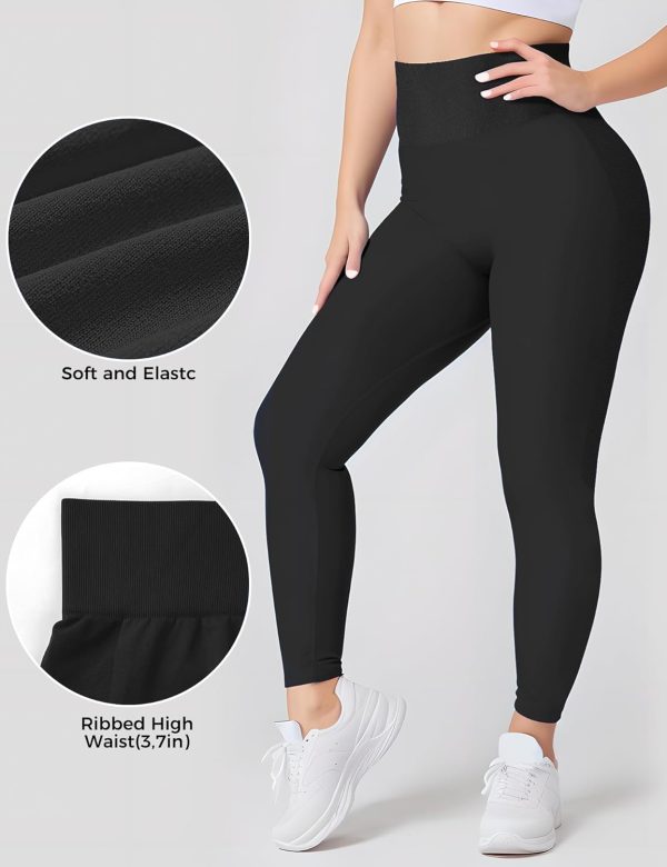 Jngrtsyjvip Fashion Womens Workout Scrunch Leggings High Waisted Booty Butt Lifting Tights Seamless Yoga Fitness Leggings Gym Yoga Pants