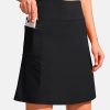 Jngrtsyjvip Fashion 19" Golf Skorts Skirts for Women Zipper Pockets Knee Length Skort Women's High Waist Athletic Tennis Skirt