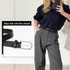 71y7SfSZI3L._AC_SL1500 Jngrtsyjvip Fashion Women's Belts for Jeans Pants, Black Brown Waist Belts for Ladies Dresses Fashion Gold Silver Buckle Plus Size Belts