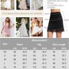 Jngrtsyjvip Fashion  Half Slips for Women Underskirt Short Lace Trim Above Knee Half Slip