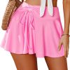 Jngrtsyjvip Fashion  Mini Skirt for Women Pleated Drawstring High Waist Skater Skirt Sexy Lingerie Skirts S-XXL