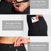 Jngrtsyjvip Fashion 19" Golf Skorts Skirts for Women Zipper Pockets Knee Length Skort Women's High Waist Athletic Tennis Skirt